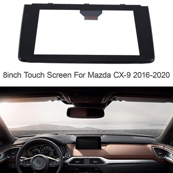 1 БР 8-Инчов Сензорен Екран Digitizer Черно ABS За Mazda CX-9 2016-2020 Стъкло Автомобилно Радио GPS Навигация резервни Части TK49-61-1J0B