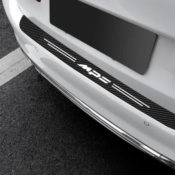 1 бр. Защитни лепенки за праг на багажника на колата, стикери, защитни стикери за Mazda MPS, Значка с логото на Педала на задната врата, ивици от надраскване, Аксесоари