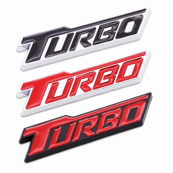 3D Метален ТУРБО Логото на Емблемата на Колата на Задния Багажник Икона Термоаппликации Стикер За Полагане на Chevrolet Cruze Malibu Blazer Tracker Cavalier Captiva