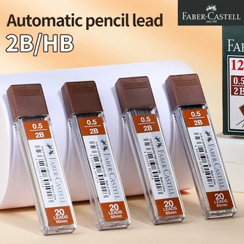 Faber Castell 0,5 мм 2B / HB Автоматични механични грифели за моливи, Автоматично пълнене грифельной ядро за скици, Канцеларски материали за рисуване