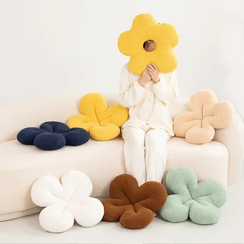 INS Nordic Flower Velvet Хвърли Pillow САМ Името на Легло, мека мебел възглавница Детска Възглавница за сън Играчки Детска стая за Декорация на дома Реквизит за снимки