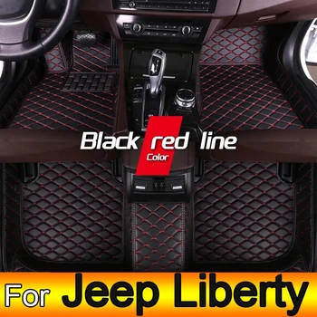 Автомобилни Постелки За Jeep Cherokee Liberty KJ 2002 ~ 2007 Класическа Версия на Непромокаеми Постелки За Краката Alfombrillas Auto Автомобилни Аксесоари