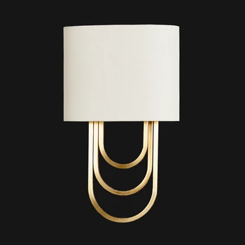 Американски мед, с монтиран на стената лампа LED лампа за преминаване в стая, спалня, дневна, нощна лампа, луксозен модерен прост светлина