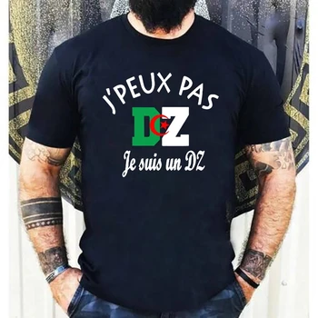 Забавни Тениски Algeria Can Jpeux Not I Am, Мъжки Графична Памучен Градинска Дрехи С Къс Ръкав, Подаръци За Рожден Ден, Лятна Тениска, Мъжки Дрехи
