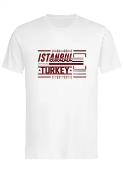 Истанбул Турция Унисекс Мъжки, дамски блузи, Спортно облекло Тениска