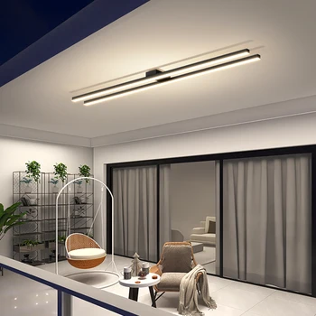 Италианската минималистичная светодиодна лента за коридор, осветление в коридора, изчистен модерен вход, осветление на верандата, осветление на балкона, тавана лампа в гардероба