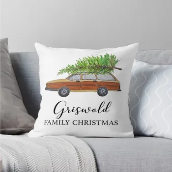 Коледна ваканция семейство Griswold Коледна възглавници-одеало от полиестер, декор, калъфка за възглавница, домашна възглавница, калъф 18*18 инча