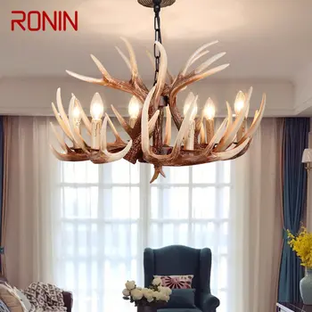 Модерен полилей RONIN Осветителни тела Творчески led окачен тавана лампа под формата на оленьего рога за домашен интериор трапезария