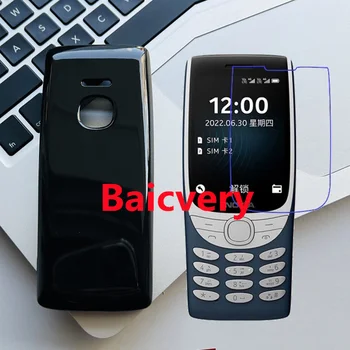 Модерна мека силиконова делото TPU за Nokia 8210 4G Калъф за телефон Funda с предпазно фолио за екран