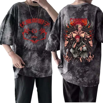 Мъжки Дамски тениска, Потник, Тениска Ryomen Sukuna Jujutsu Kaisen, Тениска С къс ръкав, Облекло