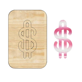 Нови дървени печати dollar earrings, подходящи за често срещаните на пазара штамповочных машини
