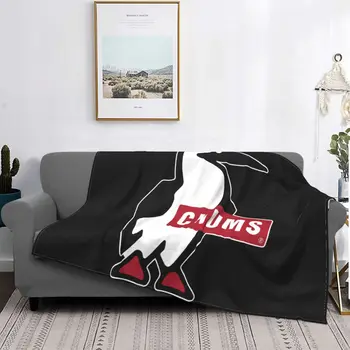 Одеяло с логото на Chums, луксозен нов стил, прахоустойчив, покривка, спално бельо, спални чаршафи