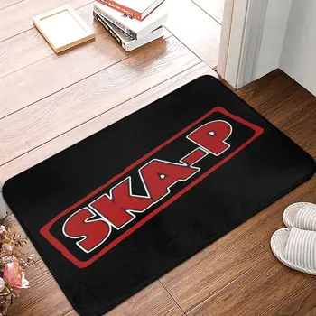 Подложка за пода с логото на Ска P, Творчески подложка за спални, дневен тракт, коридор, Противоскользящий мека подложка, декорация на дома