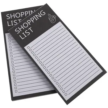 Списък за Пазаруване Бележник На Магнит Бележник за пазаруване в хладилника Бележник за тетрадки на книгите на Планер Хладилника График Седмични Дневни Бележник Планове бележки