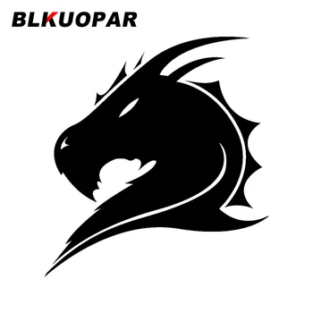 Стикер BLKUOPAR за кола с Главата на Дракона, Креативна стикер с окклюзией, Водоустойчив стикер на бронята, хладилник, климатик, автомобилен Стайлинг