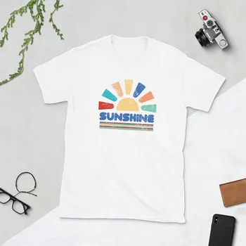 Тениска унисекс Sunshine Хипитата, хипи, богемные вибрации на 1970-те години с къс ръкав