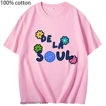 Тениски De La Soul, Сладка Тениска с принтом Манга, Дрехи от аниме High Street, Funko Pop, 100% Памук, Мъжки / дамски фланелки, Блузи с къс ръкав