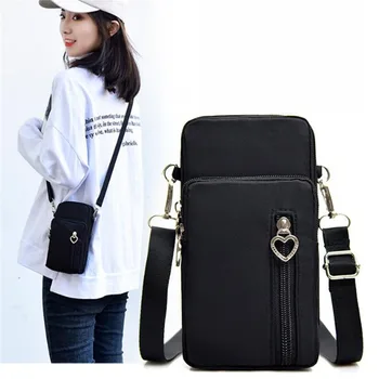 Универсална чанта за мобилен телефон Samsung/iPhone/Huawei/HTC/LG за носене в чантата си, спортна чанта на открито, чанта през рамо, женствена чанта за телефон