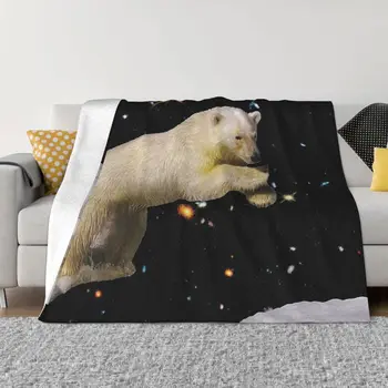 Фланелевое одеяло с космически животни, Пролет-есен В цялата Вселена, топли пелерини за зимно спално бельо