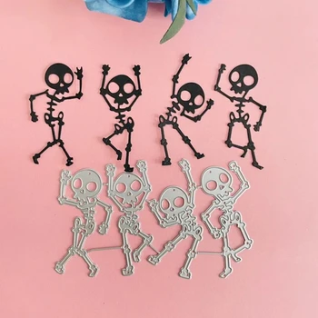 Хелоуин Човек-скелет за рязане на печата за scrapbooking със собствените си ръце/Декоративен Фотоалбум A6583