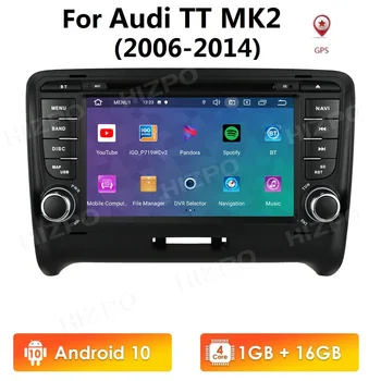 IPS Android 2 DIN DVD GPS За Audi TT MK2 8J 2006 2007 2008 2009 2010 2011 2012 Мултимедиен Плейър Авто Радио 4G 7 Инча RDS
